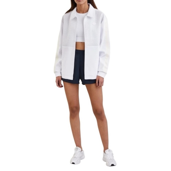 J.Lindeberg Jackets & Blazers - J. Lindeberg Nevaeh Coach Jacket in White - Women’s Size Medium